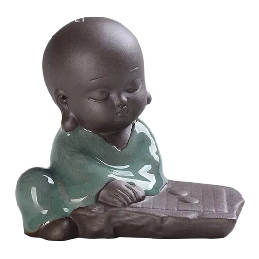 Creative Handmade 4 Buddha Monk Figure Home Decoration Statue Crafts