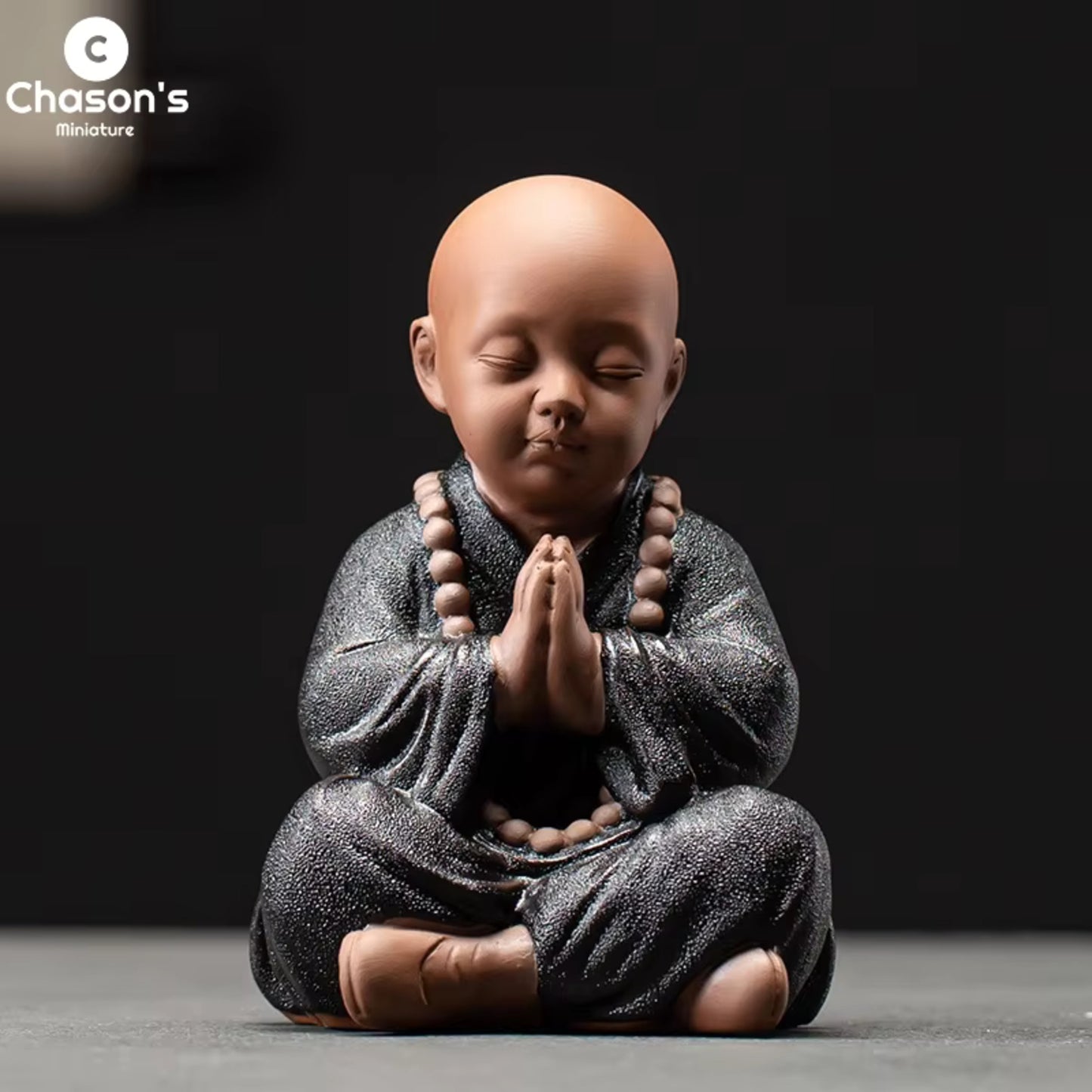 Home Decoration Best Quality Meditation Buddha Monk Miniature Statue For Peace