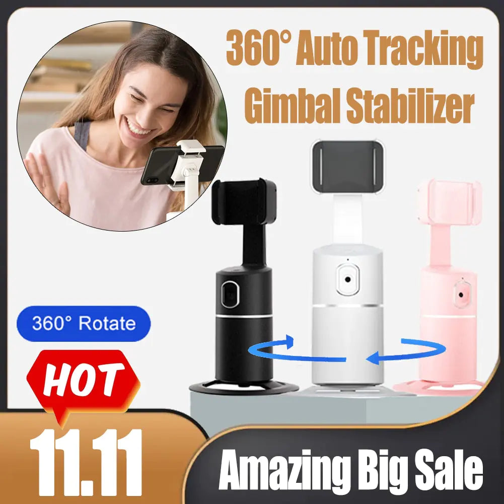 AI Intelligent Smart Face Tracking Phone Holder Device