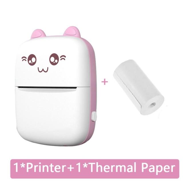 1000mAh Best Quality Bluetooth Compatible Designer Mini Printer