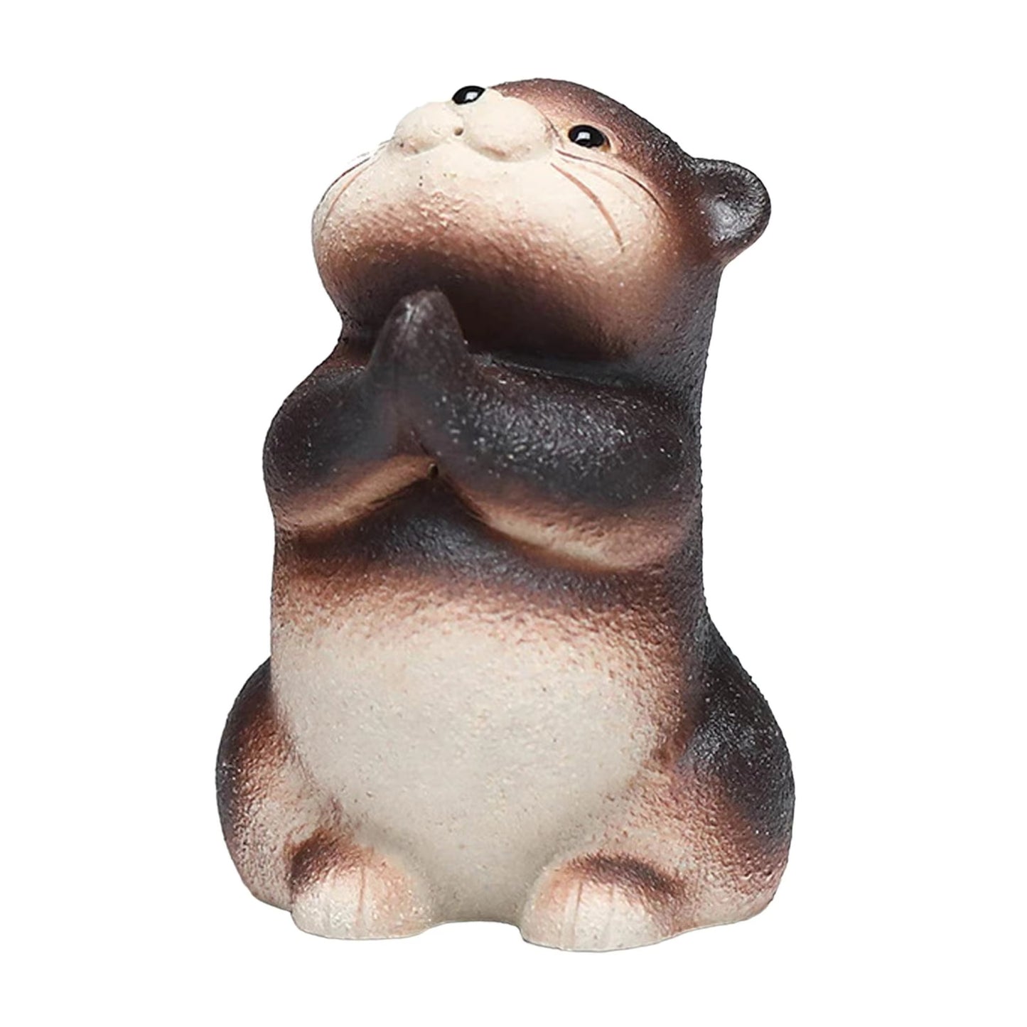 Best Quality Small Otter Tea Set Mini Otter Statue Home Decor Craft