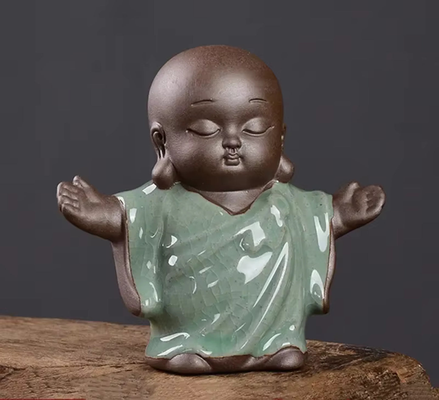 Creative Handmade 4 Buddha Monk Figure Home Decoration Statue Crafts