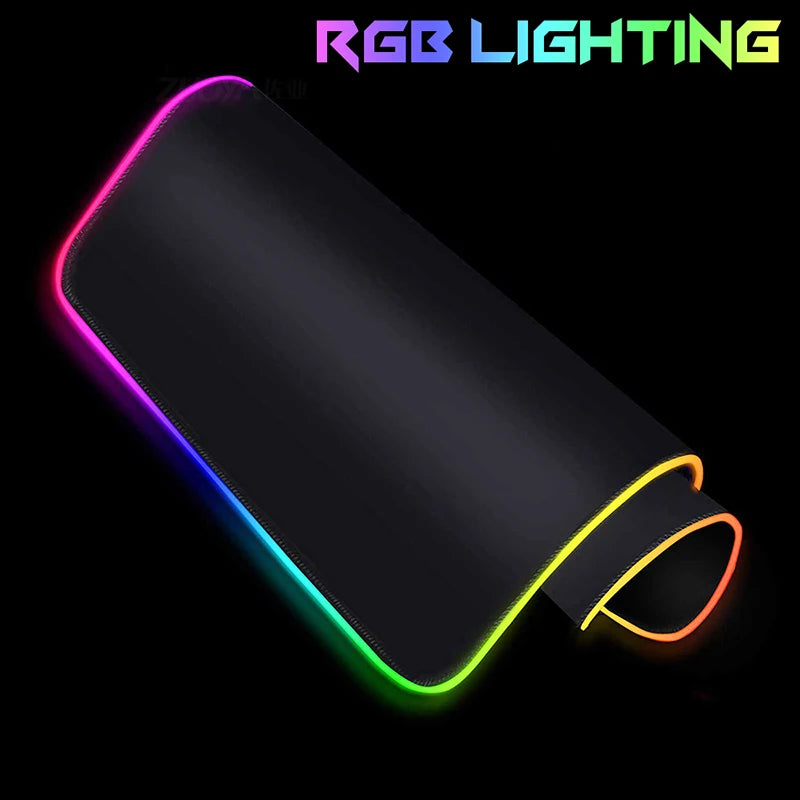 Anti Slip Best Quality Rubber Fabric Material Luminous LED Light RGB Gaming Pad