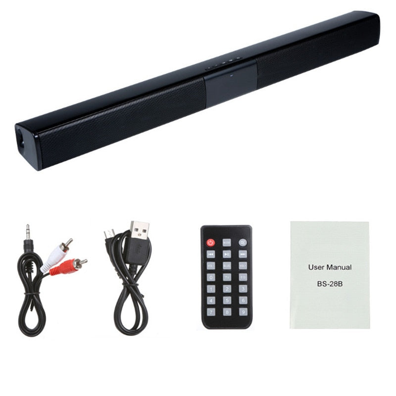 Multifunction 20W Bluetooth 4.2v Wireless Home Theater Sound Bar