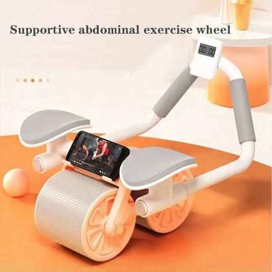 High Density Plastic Elbow Supportive Abdominal Exercise Wheel