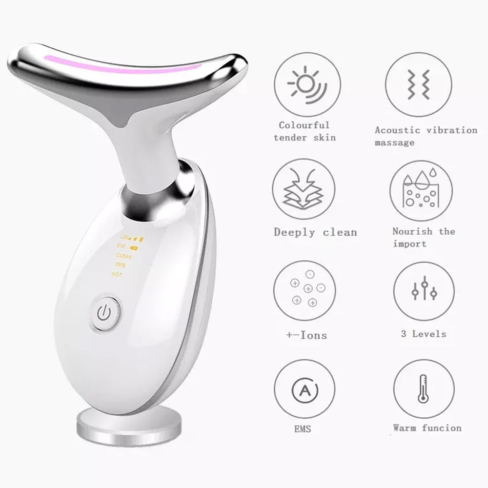 Anti Wrinkles Face Massager Skin Care Facial Mask Portable Device